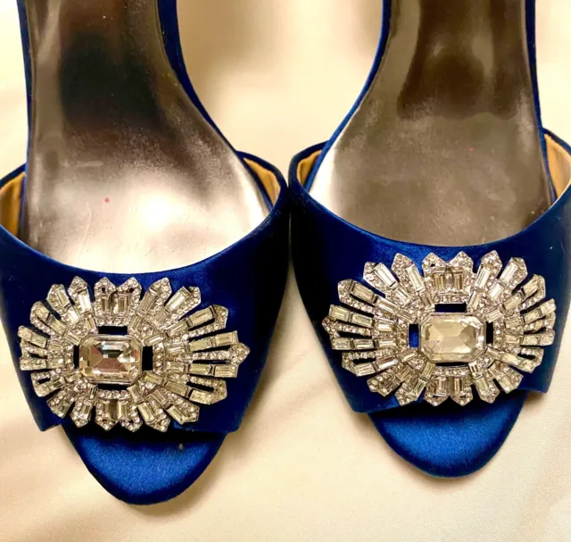 Badgley Mishka Women Sandals Jeweled Women Shoes 8.5M