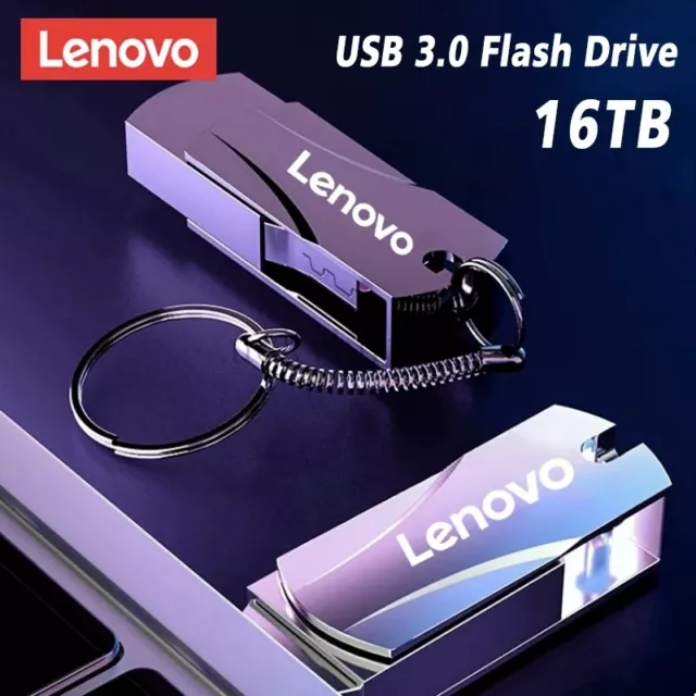 LENOVO 2TO CLÉ USB 3.0 portable en métal haute vitesse, mémoire étanche 2To  EUR 39,99 - PicClick FR
