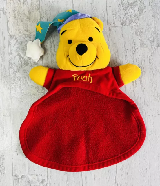 MATTEL DE COLECCIÓN ROJA Disney Rojo Winnie The Pooh Baby Manta de Seguridad GORRO Amoroso