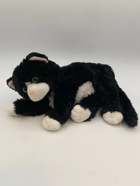 Ty Classic Shadow Cat Plush Tuxedo Black White Kitty 10" Stuffed 2011 buddy