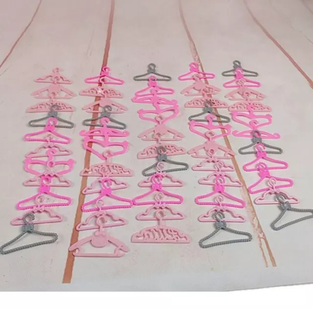 On Sale/Pretty Gift-Barbie Doll Sized Cloth/Accessory@@Any 12 pc Plastic hangers