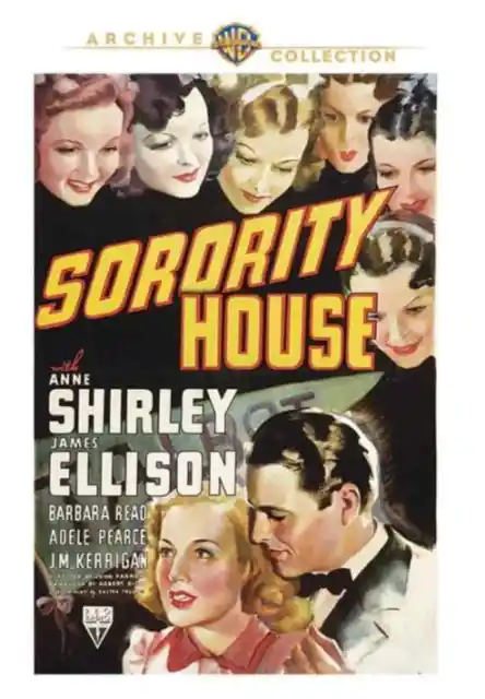 Sorority House DVD 1939 Anne Shirley, James Ellison, Barbara Read, Pamela Blake