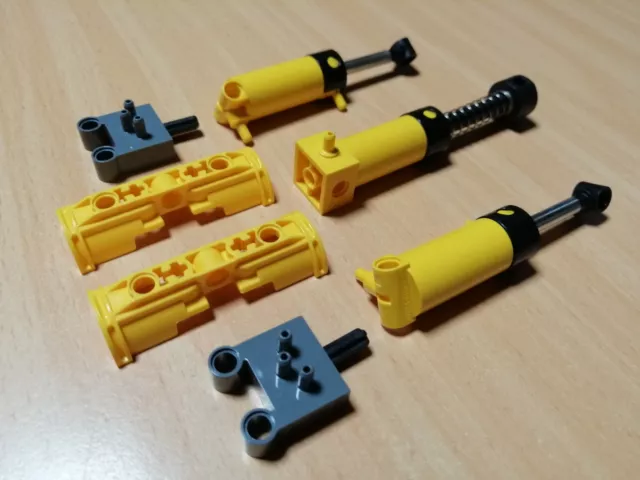 LEGO Technik Pneumatic Set 2 x Zylinder Pumpe 2 x Schalter / Technic Konvolut