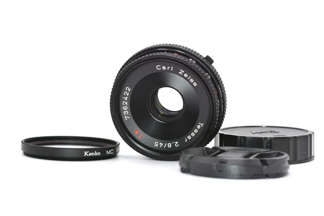 CONTAX TESSAR T* 45mm F2.8 MMJ Standard Manual Focus Lens from