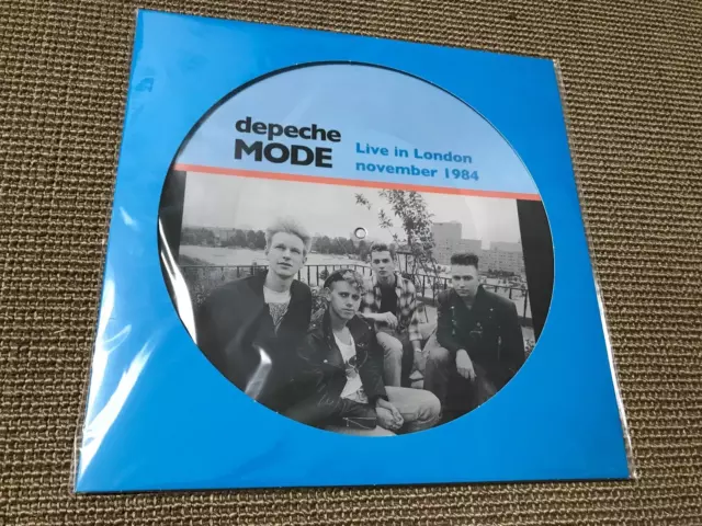 French Picture Disc Vinyl Lp 8T Depeche Mode Live In London 1984 (Neuf)