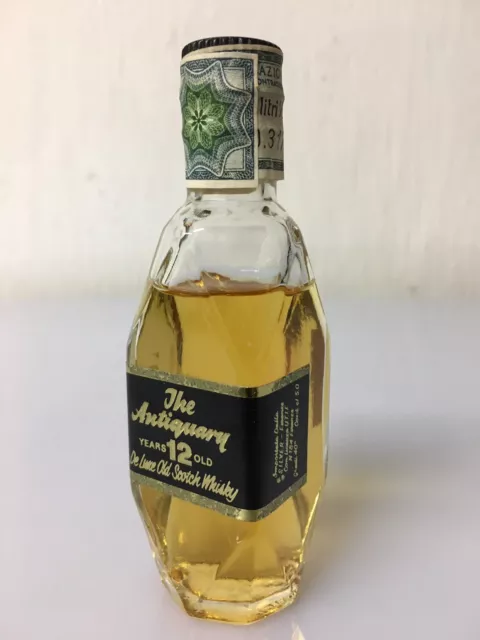 Mignon Miniature The Antiquary 12yo De Luxe Old Scotch Whisky 5cl 40% Vol A.