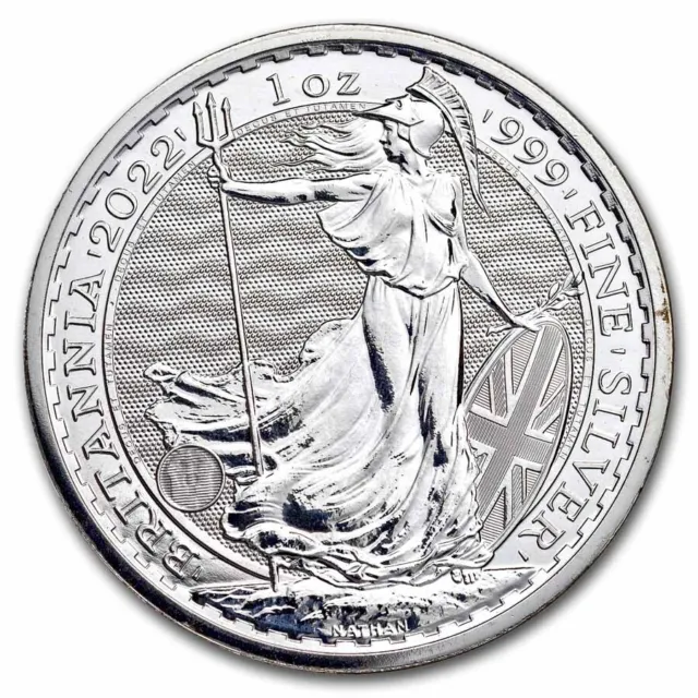 2022 Great Britain 1 oz Silver Britannia BU