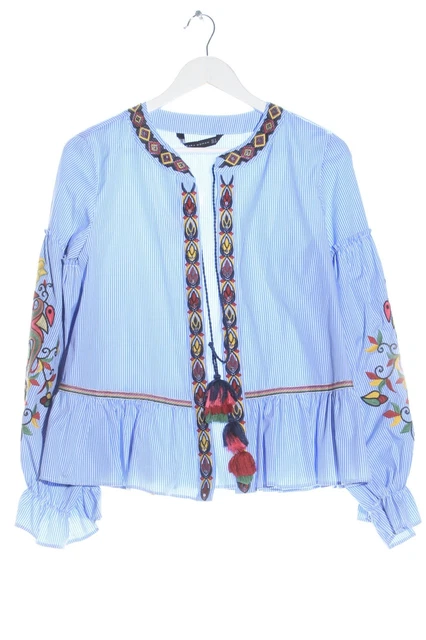 Blazer Bleu Marine Zara - 100% Lyocell - Taille 34 - Occasion Très Bon état