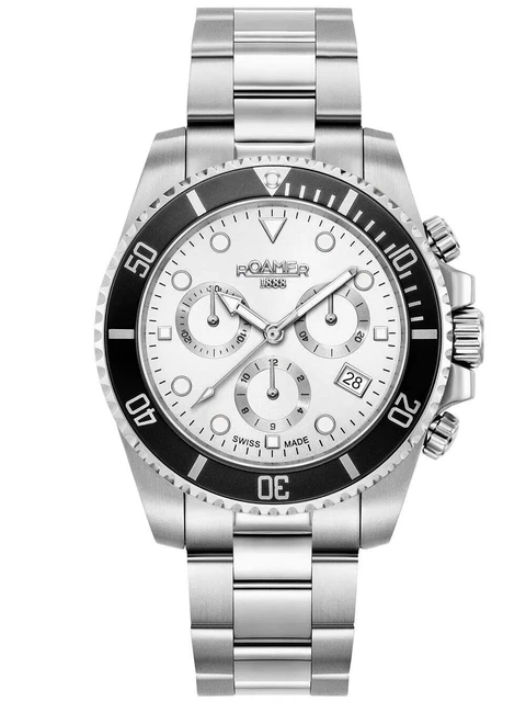 ROAMER 851837 41 15 20 Mens Watch Deep Sea 100 Chronograph 42mm