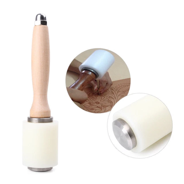 Hot Strengthen PE Material de Madera Cuero Corte Martillos Artesanales Estampado Herramientas