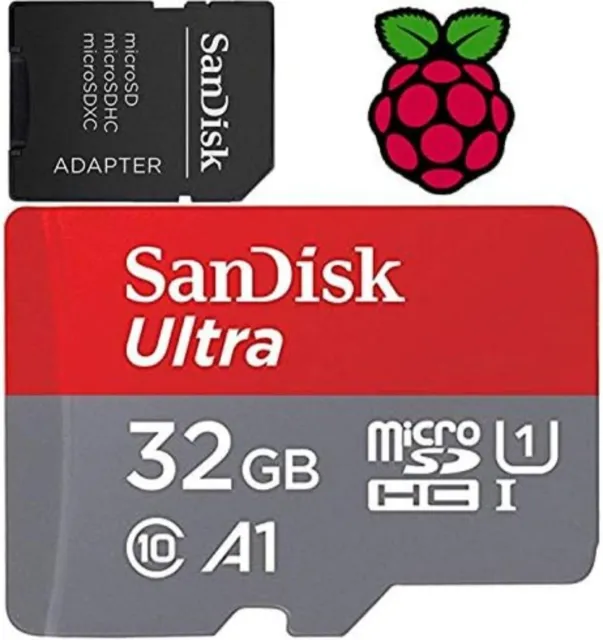 32gb Micro Sd Card Sandisk Raspberry Pi Noobs