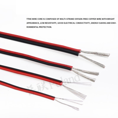 UL3239 flessibile elettronico 6KV FILO di Rame Filo Stagnato Nero/Rosso 14AWG ~ 22AWG 