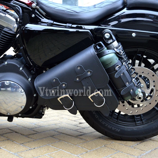 Sportster sales leather saddlebags