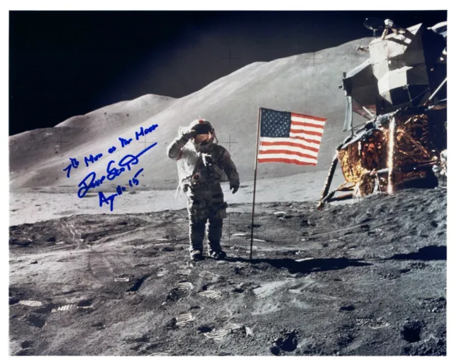 Dave Scott Apollo 15 Signed Kodak Color Photo