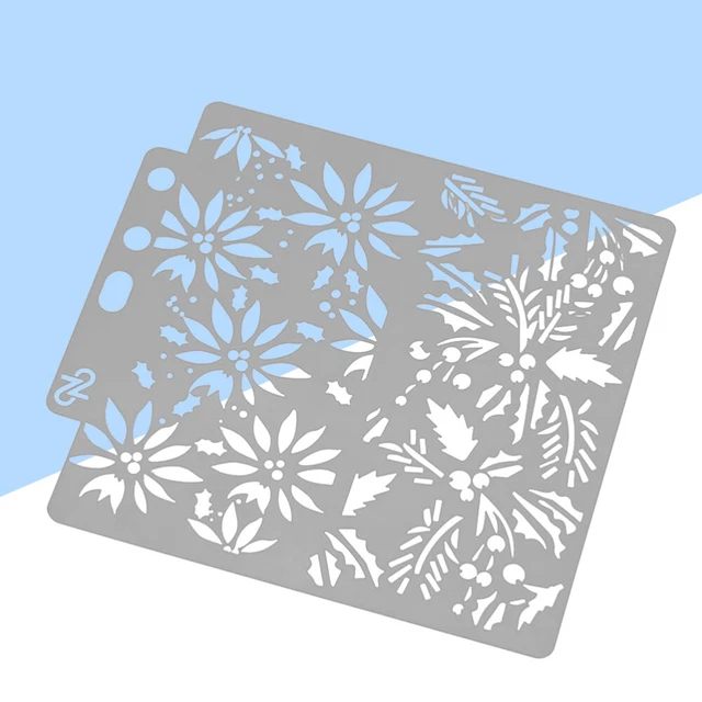 ORIGACH 15 Uds Plantilla De Pintura De Hoja Tropical PET Plantillas De Pintura De Pared, Para Pintar En La Pared Madera Lona Azulejo Tejido Decoración De Arte De Bricolaje