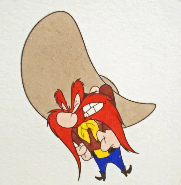 Yosemite Sam 3 Ltd Ed Etching Warner Brothers Looney Tunes unframed 7.5x7.5 OBO