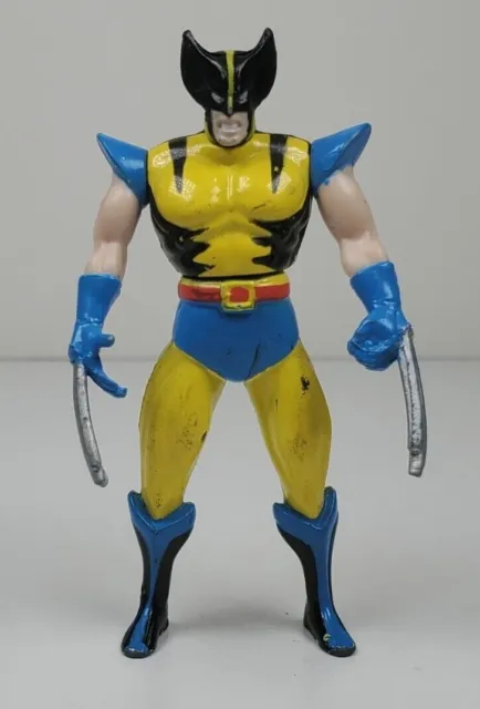 Marvel Steel Mutants Wolverine 2.5" Tall Toy Diecast Action Figure 1994 ToyBiz