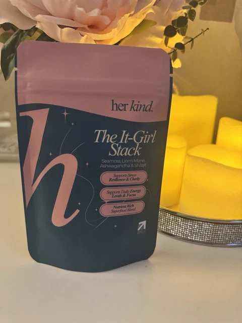 HER KIND. IT-GIRL Stack Seamoss Lion's Mane Ashwagandha Shilajit 60 ...