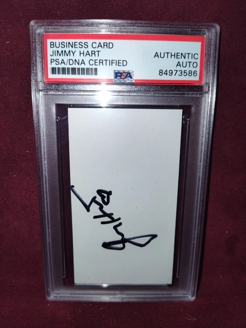Jimmy Hart Mouth Of The South Hand Signed Auto Business Card Psa Jimmy Hart Mouth Of The South Hand Signed Auto Business Card Psa