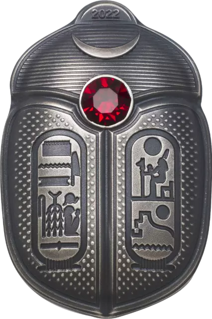 Palau 2022 5$ RAMSES II Scarab 1 Oz silber Münze