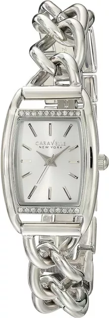 Caravelle by Bulova Women's 43L169 Analog Display Japanese Quartz Silver Watch