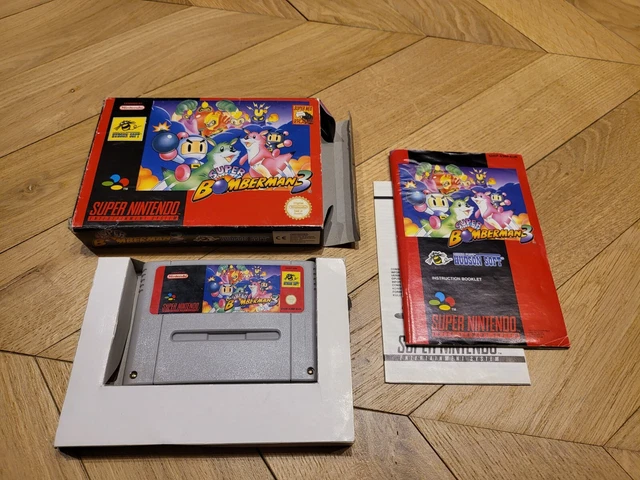 Bomberman 3 - Snes / Super Nintendo - Jeu Complet - Pal - Ovp Cib
