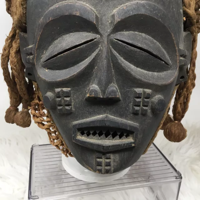 Antique African Chokwe Mask Mwana Pwo  Congo African Tribal Art 3