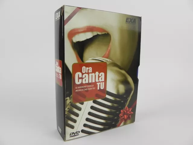 ORA CANTA TU Il karaoke con la musica che vuoi tu BOX EXA entertainment 3 DVD CD