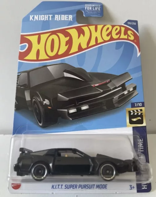 HOT WHEELS KNIGHT Rider K.I.T.T. KITT Super Pursuit Mode HW Screen Time