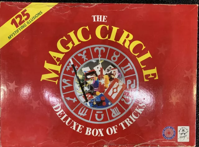 VINTAGE MARVINS MAGIC Circle Deluxe Box of 125 Tricks $12.72 - PicClick