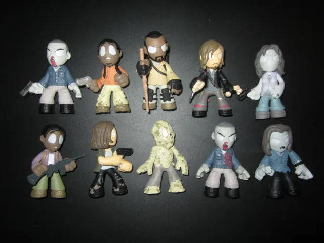 Lot de 10 figurines Mini Mystery The Walking Dead (Aucune double)