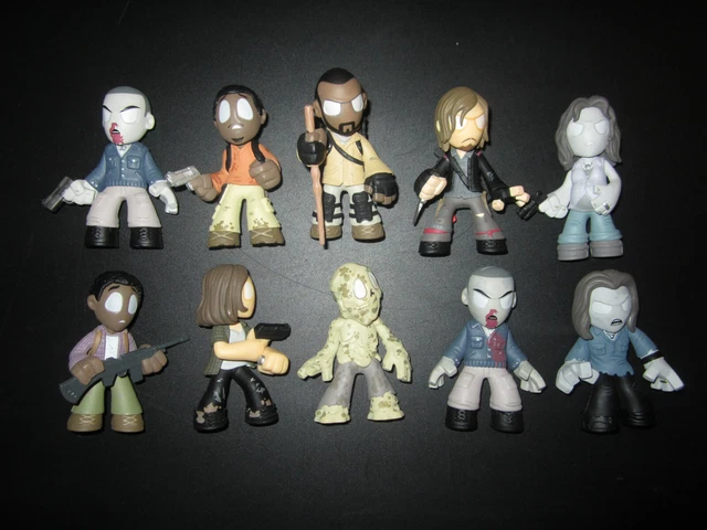 Lot de 10 figurines Mini Mystery The Walking Dead (Aucune double)