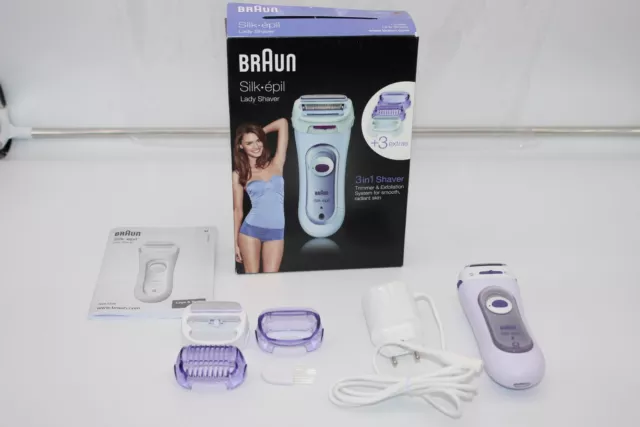 Braun Silk-épil Lady Shaver, Damenrasierer elektrisch, 3-in-1 !! Als Teil DEFEKT