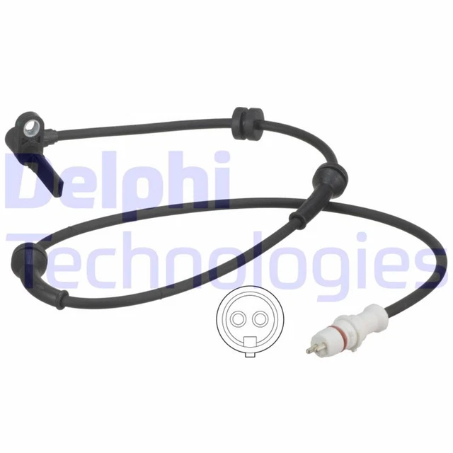 Sensore ABS Numero Giri Ruota DELPHI SS20608 per FIAT PUNTO anteriore destro 16V 188 233