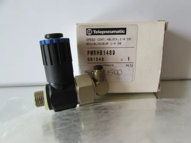 PWRHB1489 PARKER Bloqueur - contrôle de vitesse, type banjo G 1/4" FLW D8