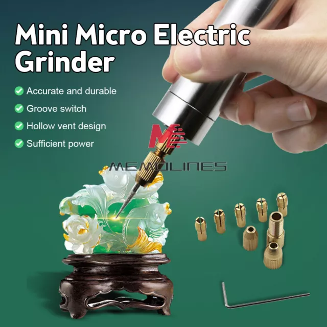 26Pcs Mini Electric Grinder Rotary Tool Drill Set Variable Speed  Accessories Kit