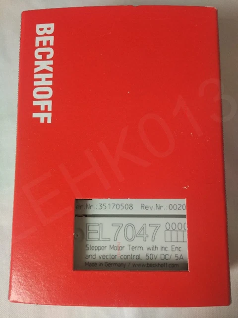 Beckhoff EL7047 0000 Digital Input Module New In Box /