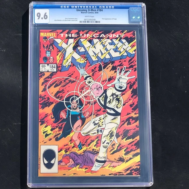 Uncanny X-Men #184 ❄️ CGC 9.6 WHITE PGs ❄️ 1st App of FORGE! Marvel Comic 1984