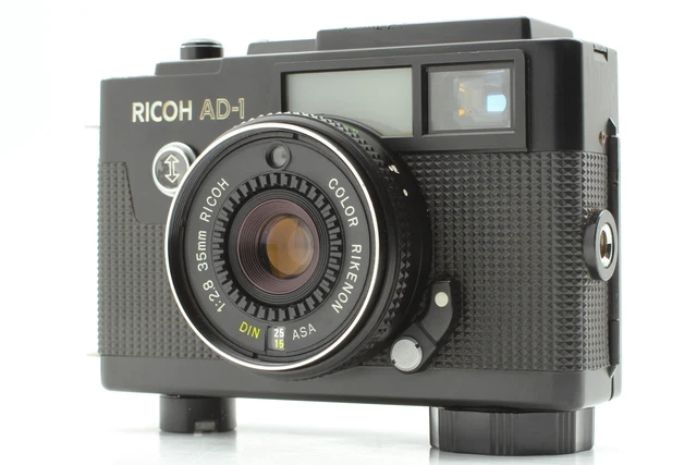 READ[Exc+5] RICOH AD-1 Point & Shoot 35㎜ Film Camera W/ 35㎜ F2.8 Lens From Japan