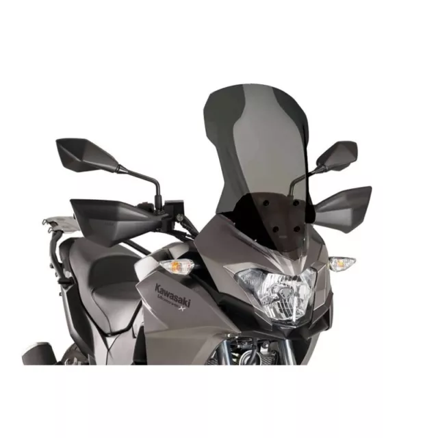 Pare-Brise Touring Puig Pour Kawasaki Versys-X 300 2017 > 2020 Fum� Fonc� 9710F