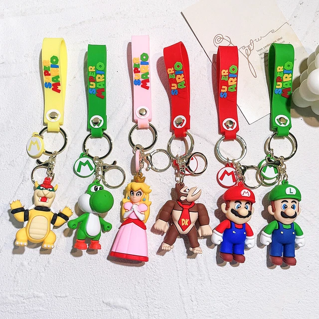 Portachiavi Super Mario Brothers Portachiavi Principessa Pesca Borsa Ciondolo Regalo Affascinante
