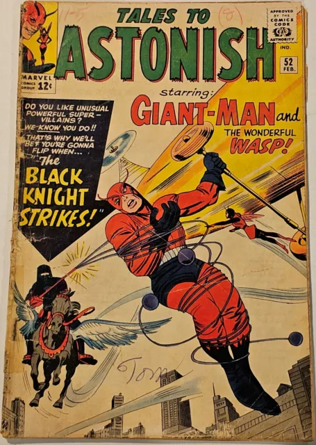 Tales To Astonish #52 Feb 1964 Ant-Man & The Wasp - Complete Lower Grade