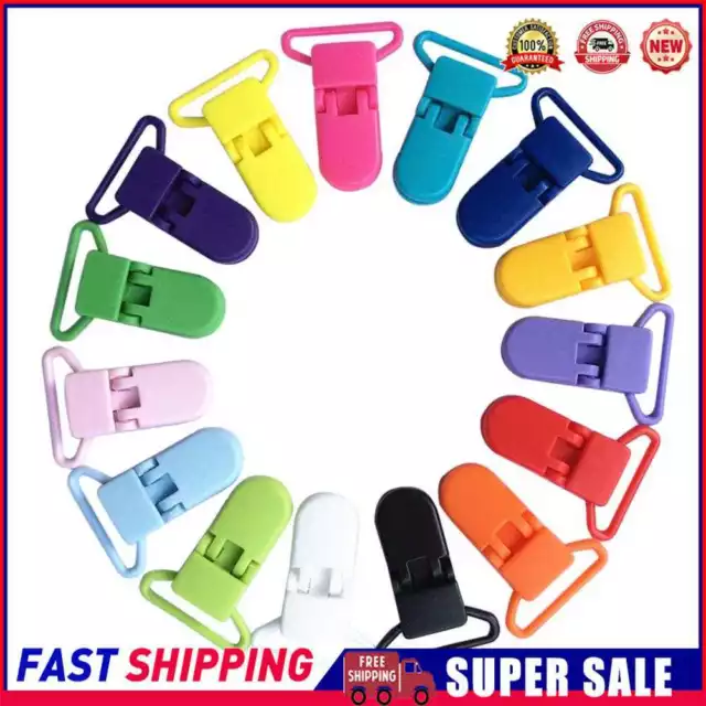 10Pcs Baby Plastic Pacifier Clip Holder Soother Mam Infant Dummy Clips