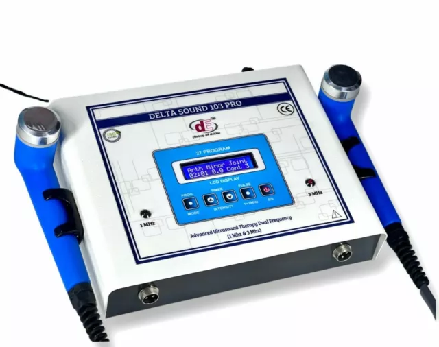 Ultrasound Therapy Machine 1&3 Mhz LCD Ultrasound Therapy Unit preset Program