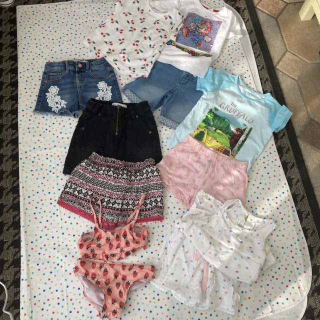 Girls Summer  Clothes Bundle Size 3-4 Years
