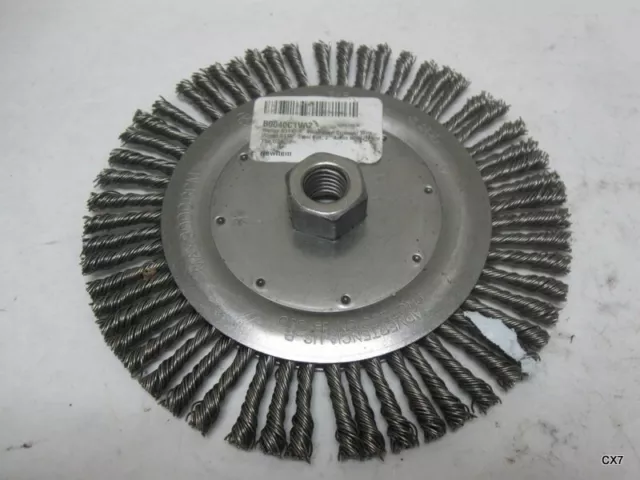 Weiler 03140 Crimped Wire Wheel, .0118”Steel Fill, 2" Arbor Hole