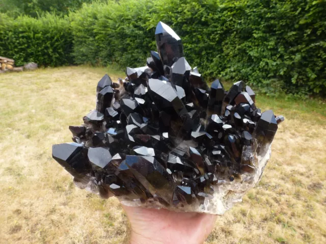 Rauchquartz aus Collier Creek, Mount Ida, Arkansas USA