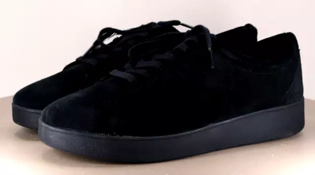 Fitflop Rally NWOB Women's Sneakers Shoes Size 10 Suede Black