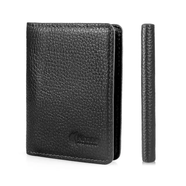 Slim Card holder, Leather business card holder, Front Pocket Wallet for Women...