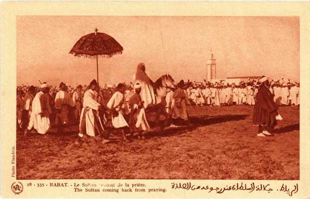 CPA AK RABAT The Sultan Returns from Prayer MOROCCO (796824)